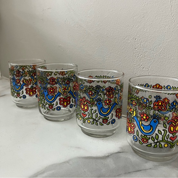 RARE! Vintage Corning Ware Country Festival juice Pyrex Friendship Libbey 3” - Picture 2 of 5